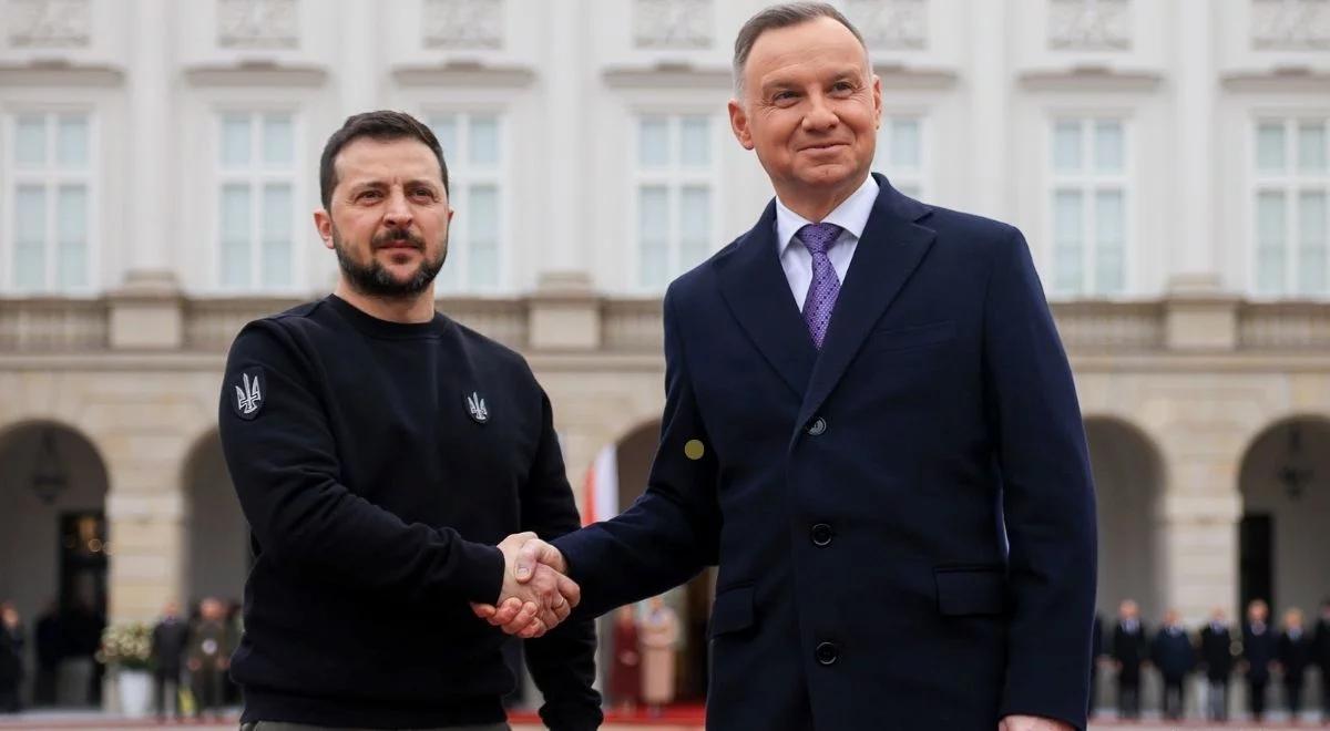 Prezydent Duda do Wołodymyra Zełenskiego: twoja postawa ratuje Europę przed imperializmem Rosji