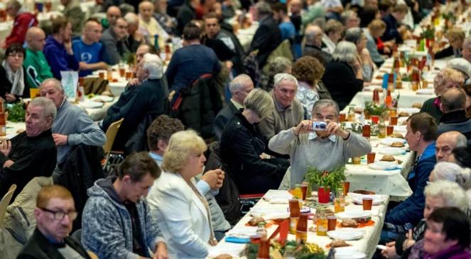 Ponad tysiąc osób na katowickiej wigilii dla samotnych