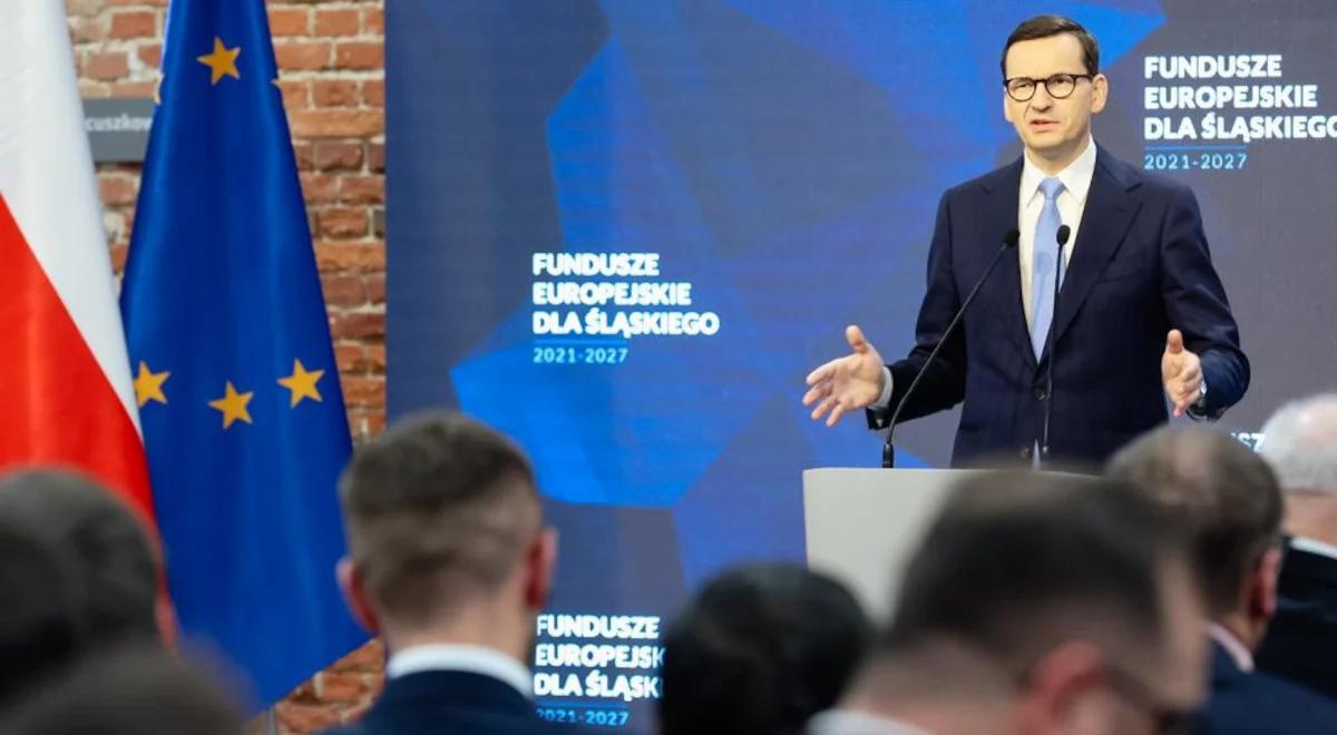 "Fundusze Europejskie dla Śląska". Premier: ten region może być lokomotywą całej gospodarki