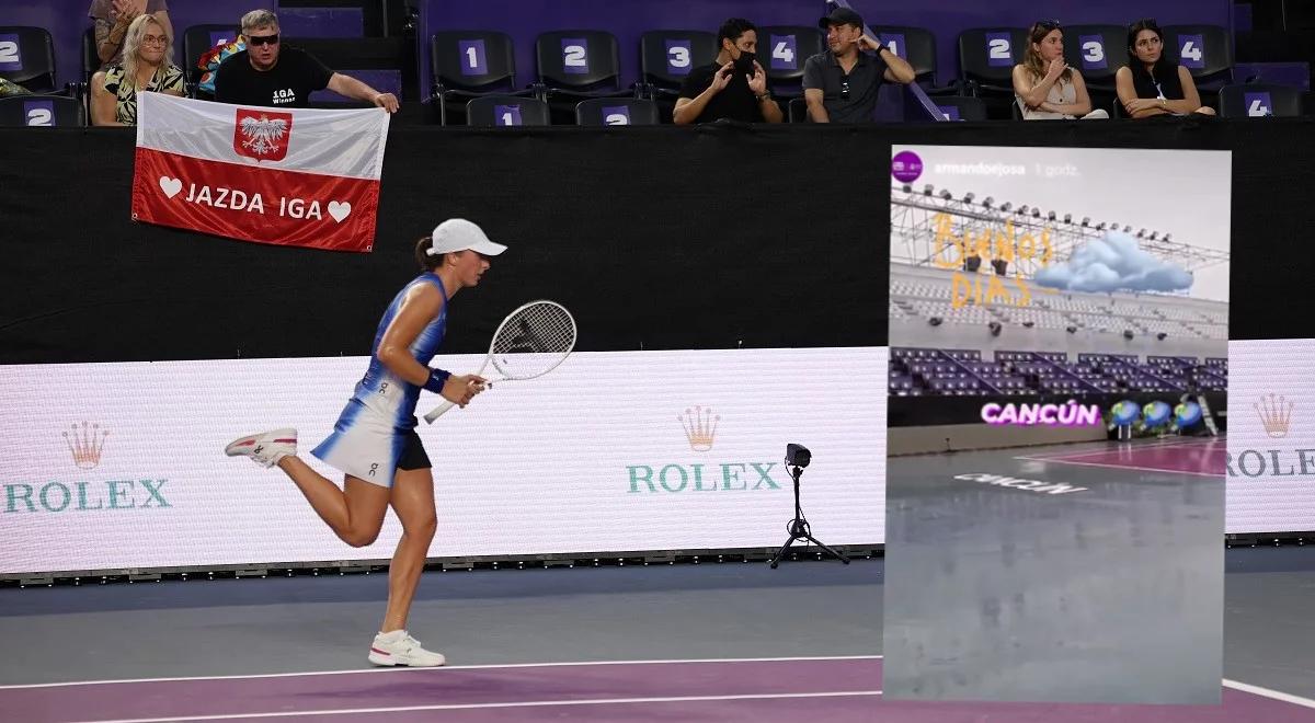 WTA Finals: co z meczem Igi Świątek? Nowe informacje z Cancun