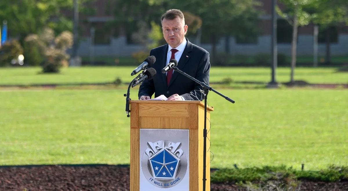 Minister Błaszczak: polsko-amerykańska współpraca obronna jest mocno zakorzeniona