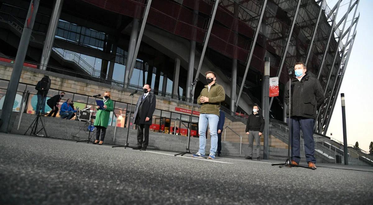 Tymczasowy szpital na PGE Stadionie Narodowym. Dworczyk: w ciągu kilku dni osiągnie gotowość