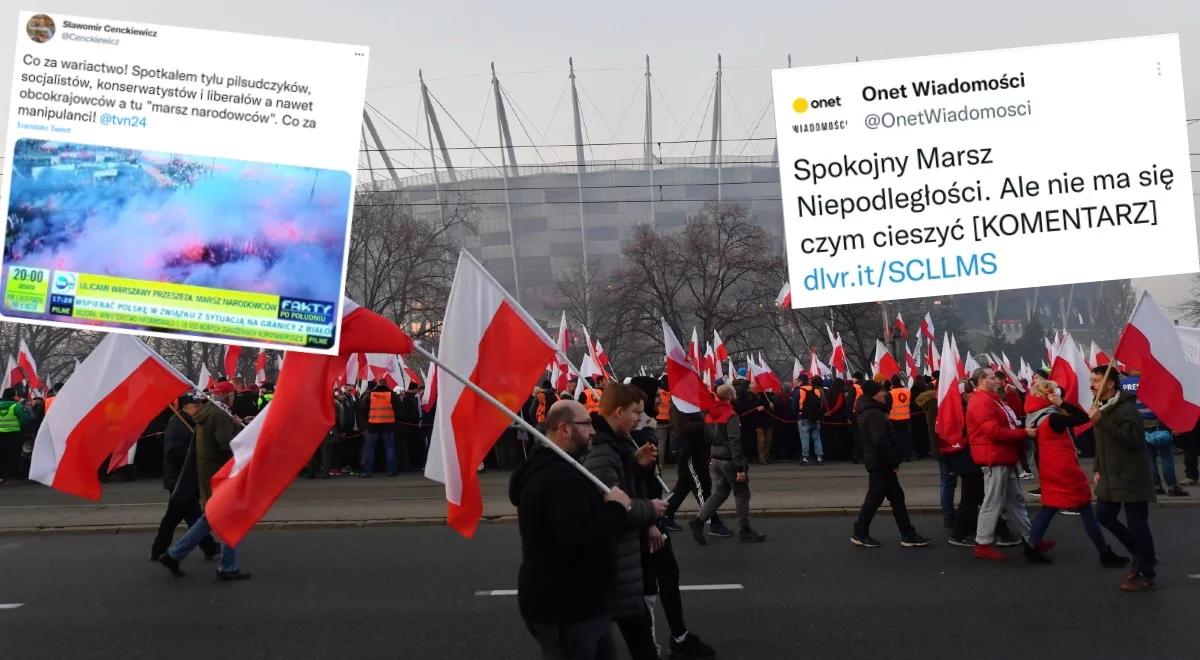 Rozstrzał medialnych opinii dot. Marszu Niepodległości. "Obłuda w soczewce"