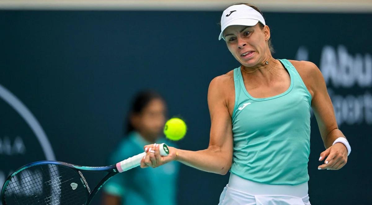 WTA Doha: Magda Linette postraszyla faworytkę. "Jest w wysokiej dyspozycji"