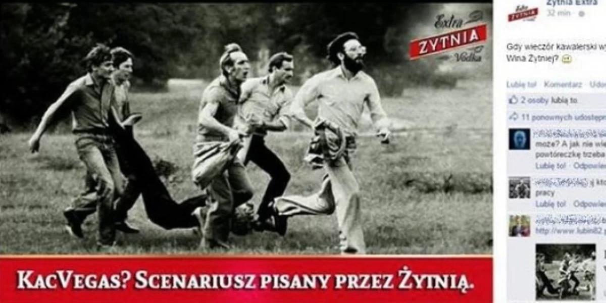 IPN oburzony wykorzystaniem historycznego zdjęcia przez producenta wódki. Sprawa trafi do sądu?