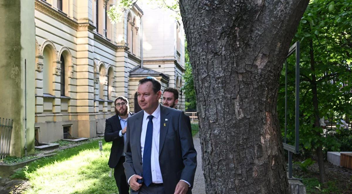 Próba podpalenia synagogi w Warszawie. "Nie ma w Polsce miejsca na antysemityzm"