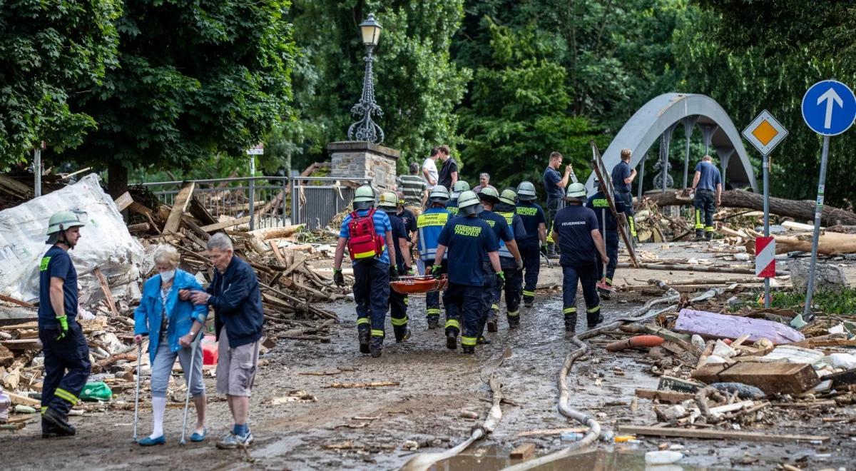 Powodzie w Niemczech. Gwałtownie rośnie liczba ofiar, jest wielu zaginionych