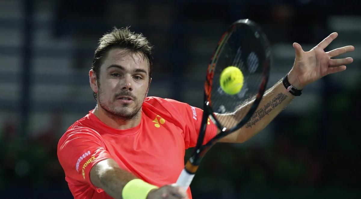 ATP Dubaj: Wawrinka podtrzymał dobrą passę w finałach