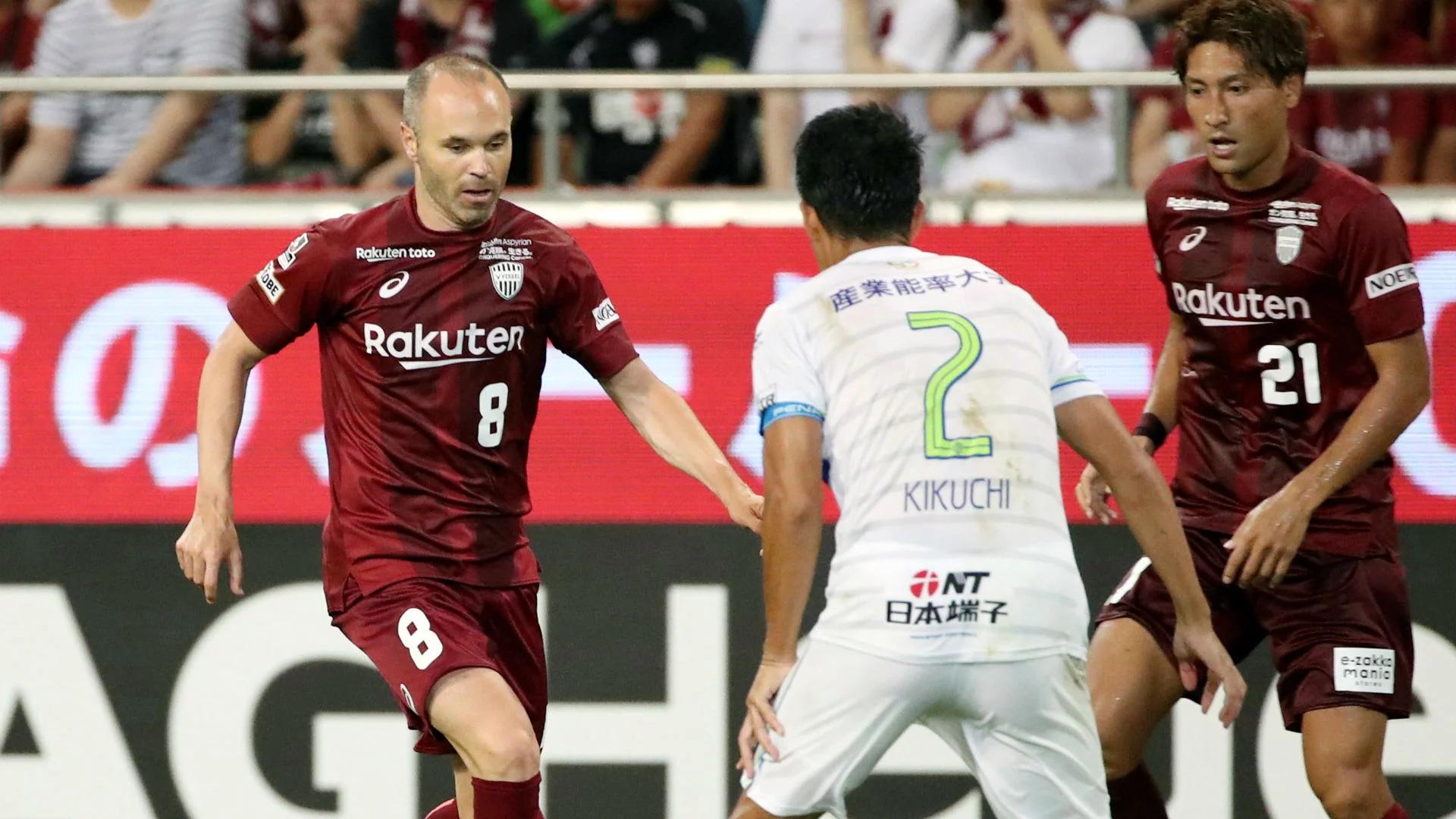 Andres Iniesta przegrywa w debiucie w barwach Vissel Kobe 