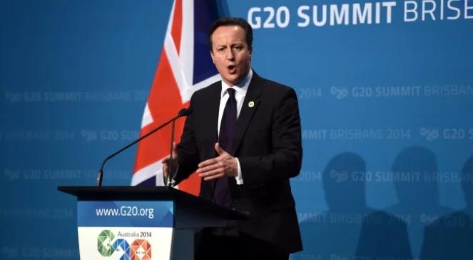 Cameron po szczycie G20: Rosja dostała jasny sygnał w sprawie Ukrainy. "Putin jest na rozdrożu"
