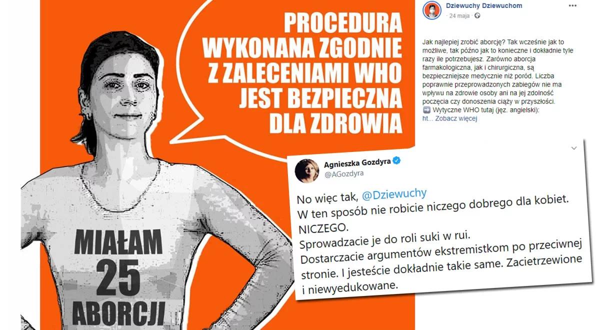 "Miałam 25 aborcji". Oburzenie w sieci po wpisie feministek promujących aborcję bez granic