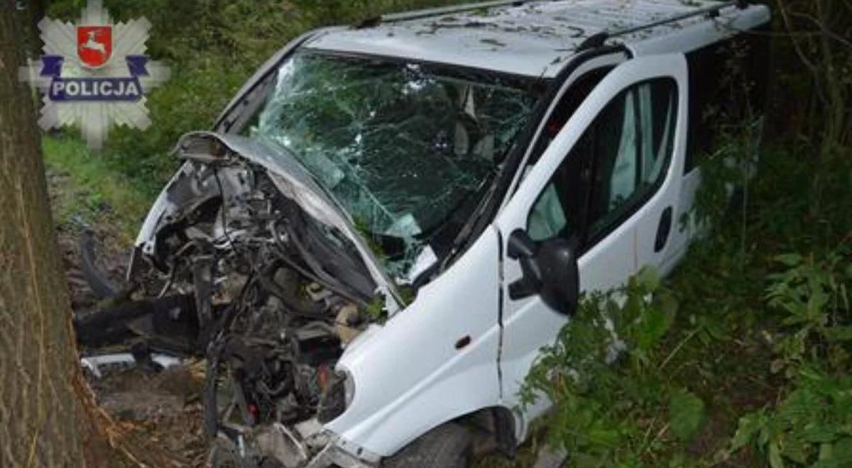 Kolejny tragiczny wypadek ukraińskiego busa na Lubelszczyźnie. Nie żyje jedna osoba