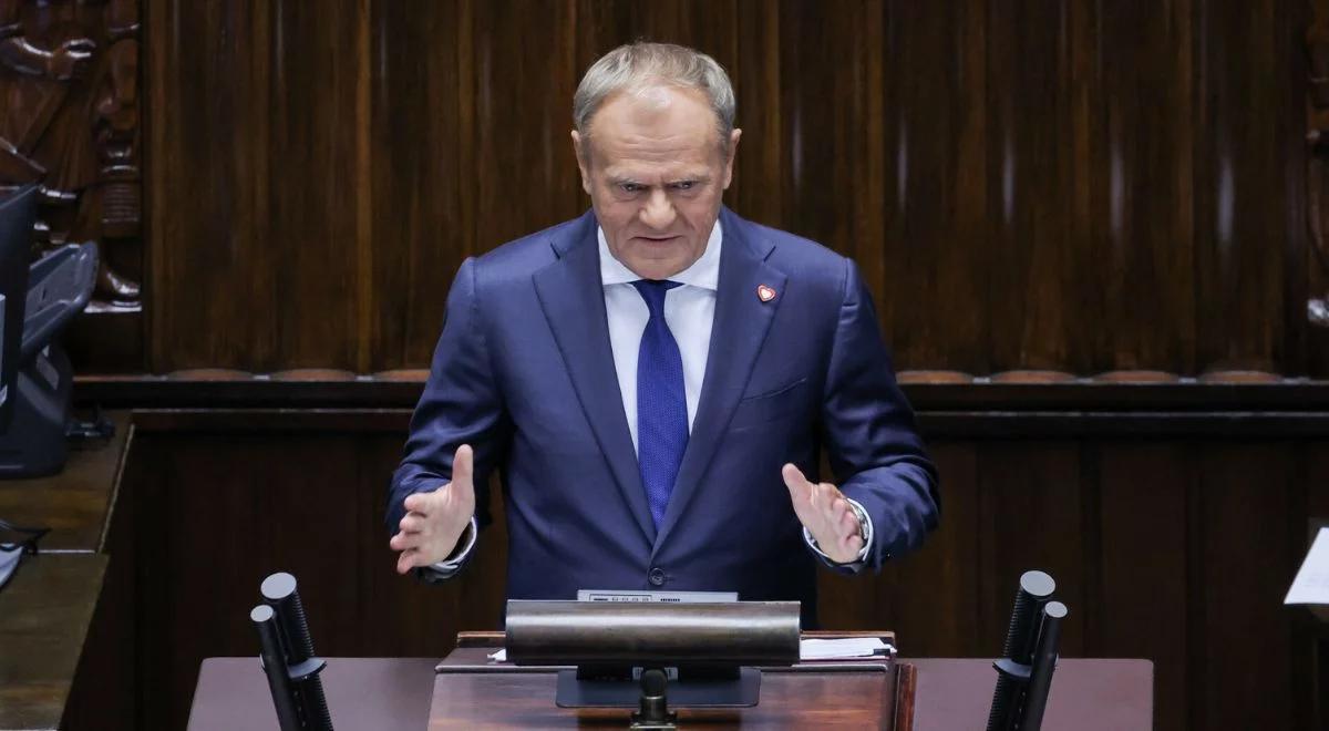 Rosyjskie drony nad Polską. Tusk przedstawił szczegółową relację