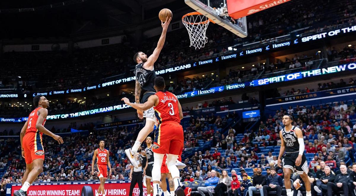 NBA: Sochan znowu nie grał, Spurs znów przegrali. Pelicans wyraźnie lepsi 