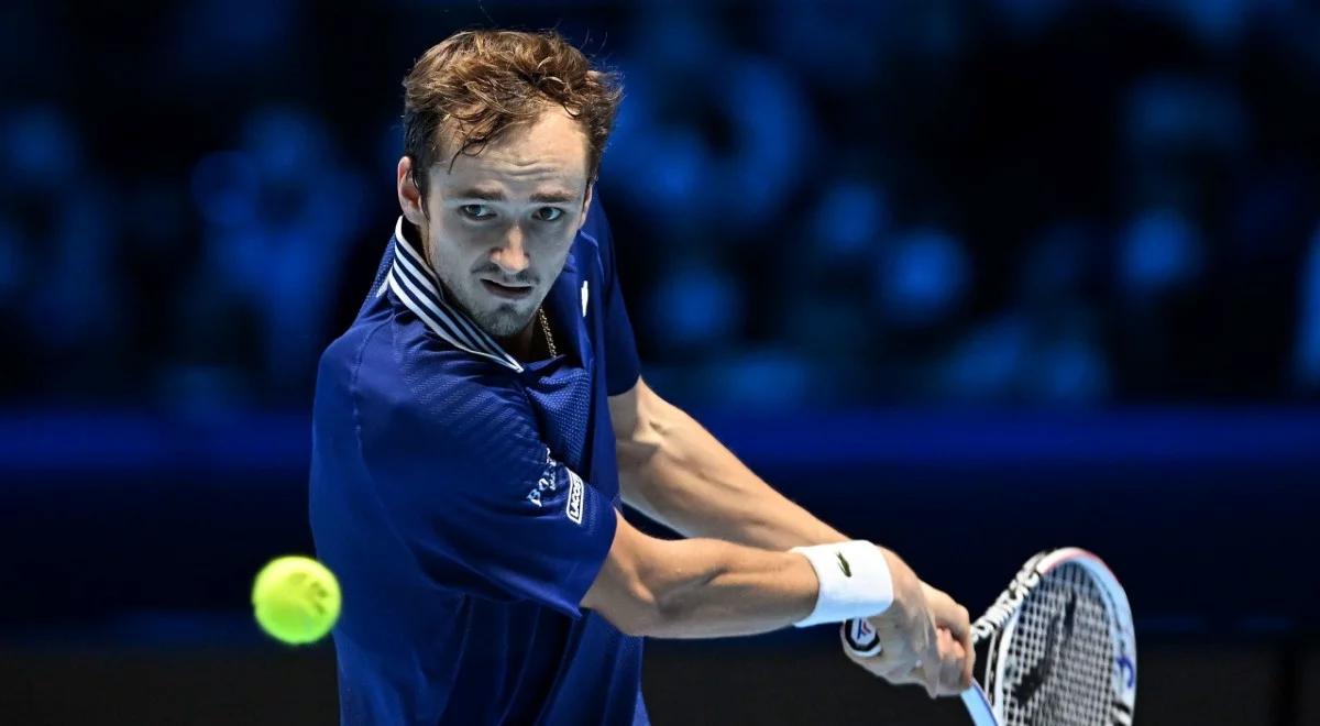 ATP Finals: Daniił Miedwiediew wciąż niepokonany w Turynie. Rosjanin w półfinale