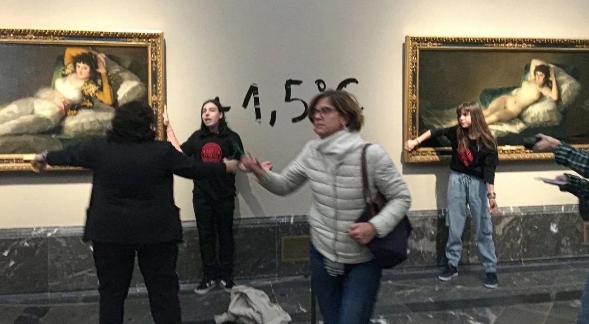 Ekolodzy dopuścili się kolejnych aktów wandalizmu na sztuce. Tym razem celem zostały obrazy Francisca Goi