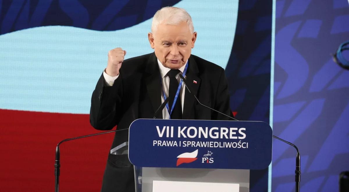 Jarosław Kaczyński wybrany na prezesa PiS na kolejną kadencję. "Dam radę"