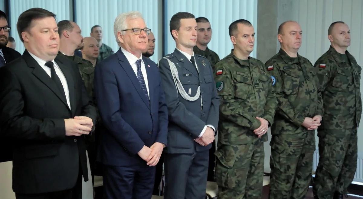 Estonia: szef polskiego MSZ z wizytą w bazie "Orlika" w Amari
