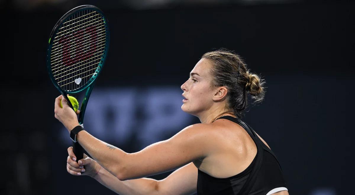 WTA Brisbane: Aryna Sabalenka wygrała na oczach słynnego aktora. "Nikt mi nie powiedział"