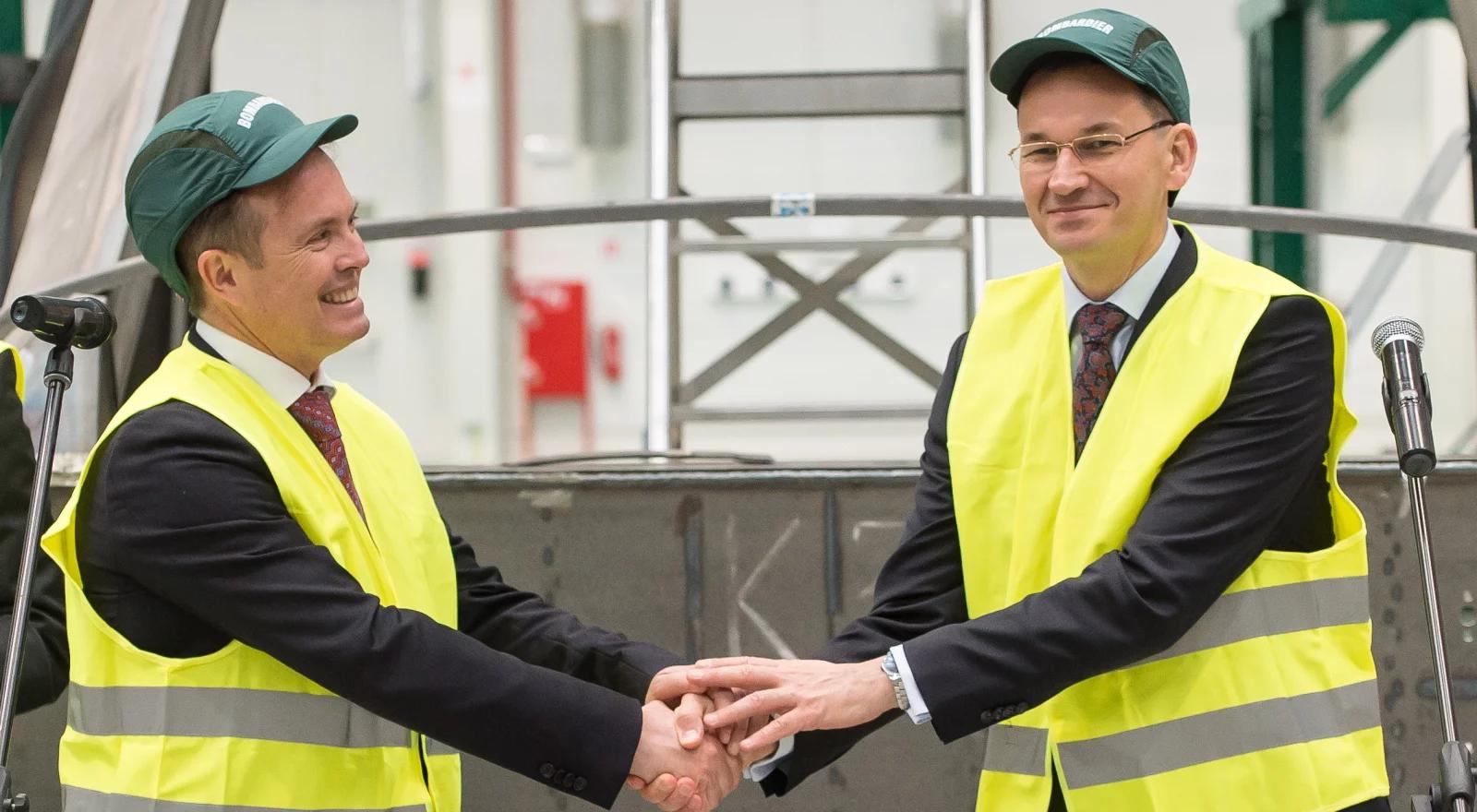 Wicepremier Mateusz Morawiecki: Polska staje się też wielkim centrum transportu szynowego