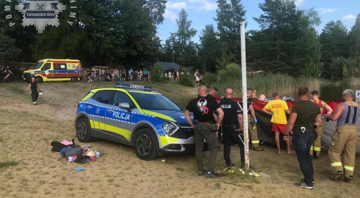 Wypadek nad zalewem. Tonął ojciec i syn, policja próbuje ustalić przebieg wydarzeń