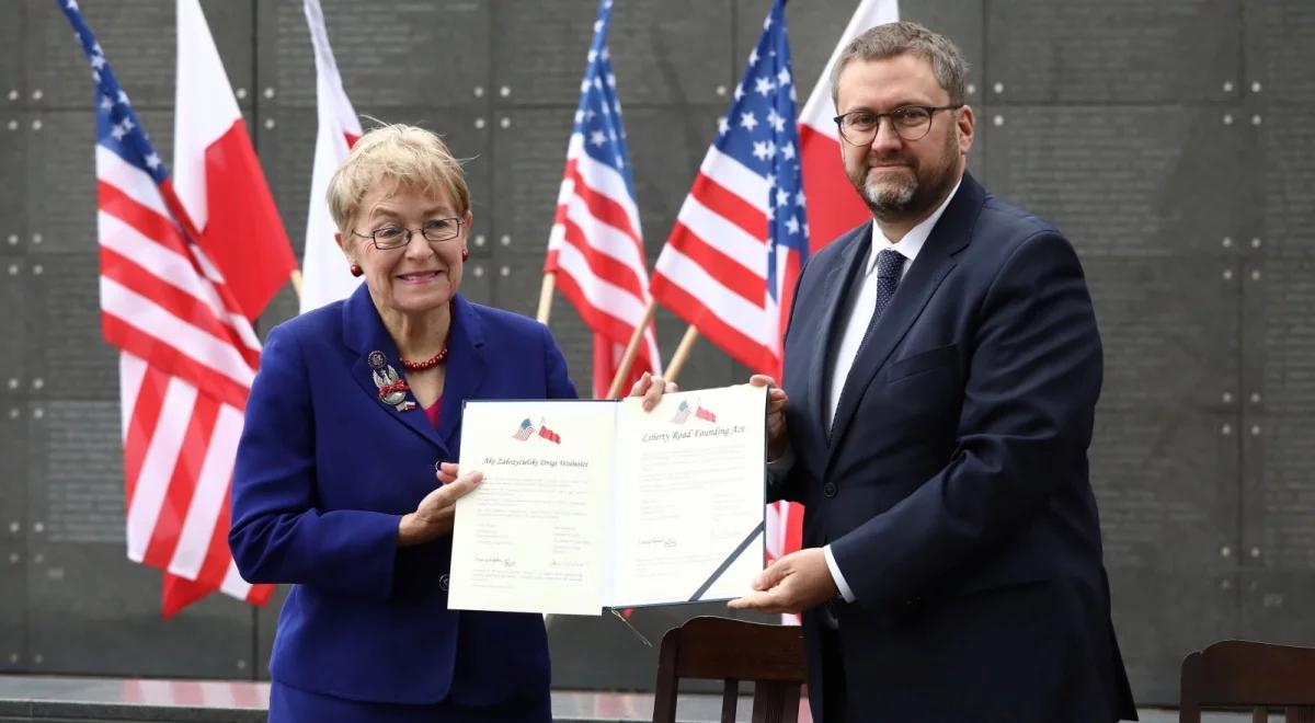 Inauguracja inicjatywy "Liberty Road". Wspólny projekt Muzeum Powstania Warszawskiego i ambasady USA