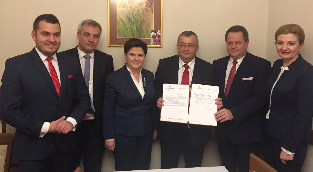 Via Baltica: premier Beata Szydło przedstawiła umowę na budowę kolejnego odcinka trasy