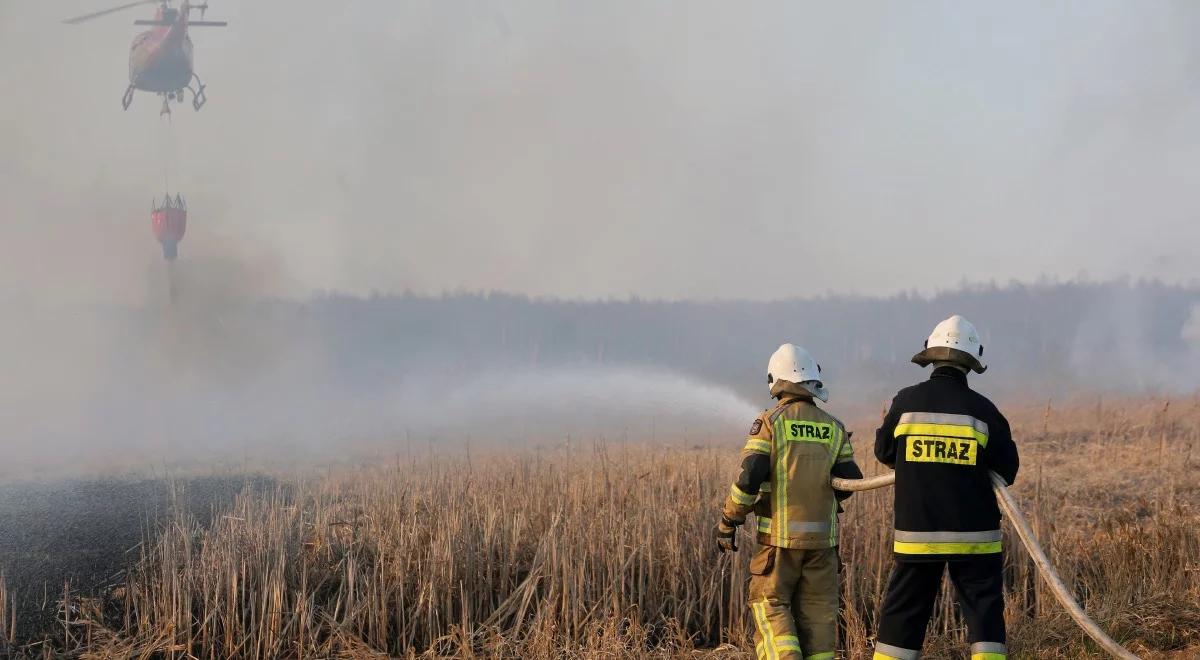 "To przeszło moje oczekiwania". Burmistrz gminy Goniądz o pomocy przy gaszeniu pożaru w BPN