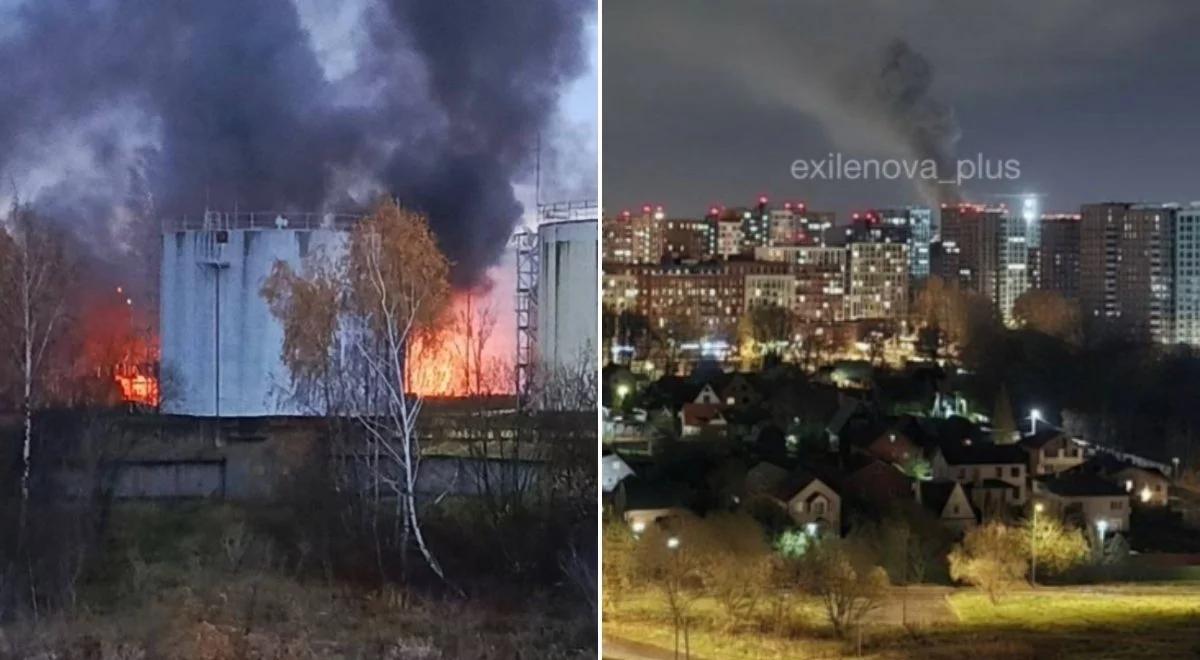Nocne uderzenia dronów nad Moskwą. Eksplozje w stolicy