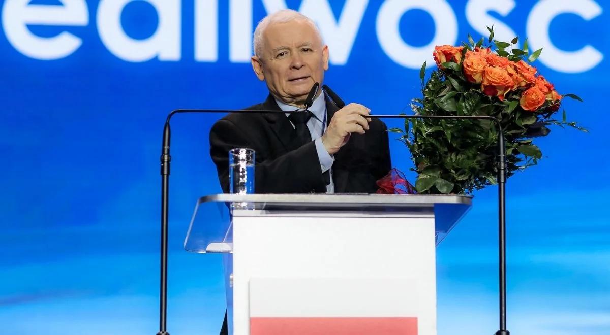 Jarosław Kaczyński ponownie wybrany na prezesa partii. "Po raz ostatni staję na czele PiS"