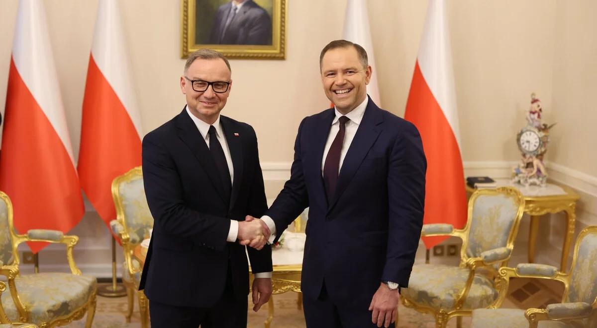 Andrzej Duda spotkał się ze swoim następcą Karolem Nawrockim