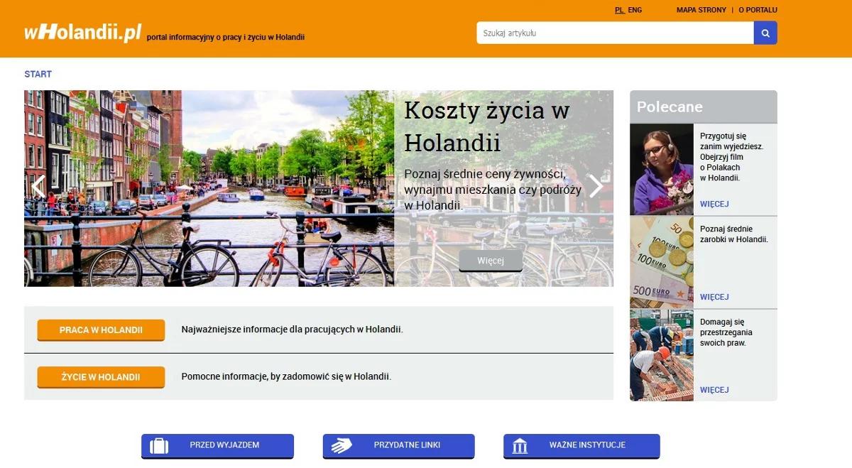 Praca w Holandii: jest specjalny portal dla Polaków