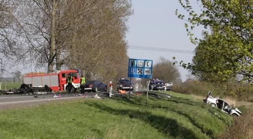 Miłoradz: cztery osoby zginęły w wypadku na drodze krajowej nr 22