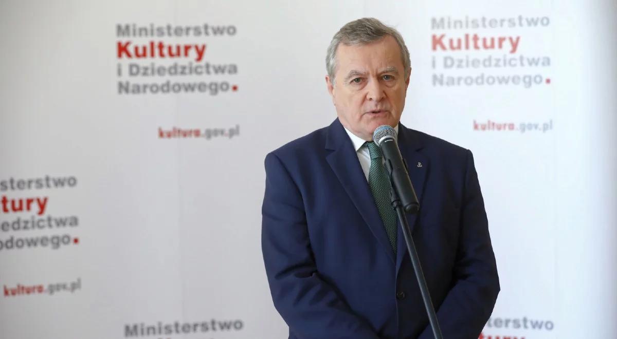 Wsparcie dla instytucji kultury. Gliński: 400 mln zł ze specjalnego funduszu