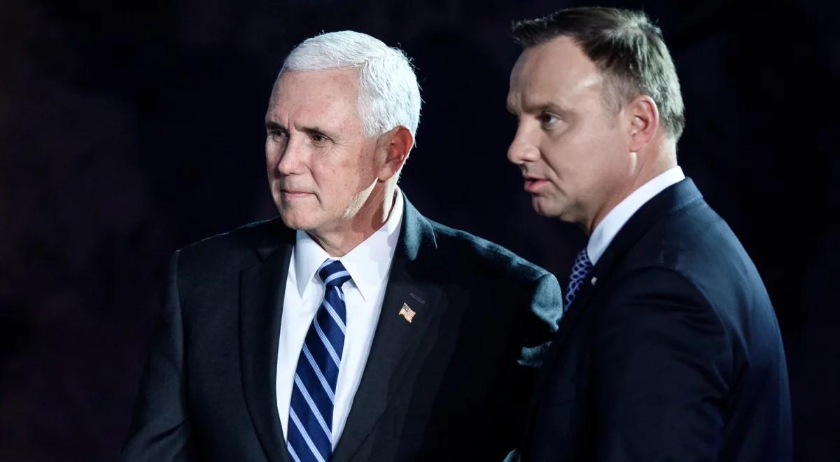 Andrzej Duda spotka się z Mikiem Pence'em. Tematem rozmów relacje polsko-amerykańskie