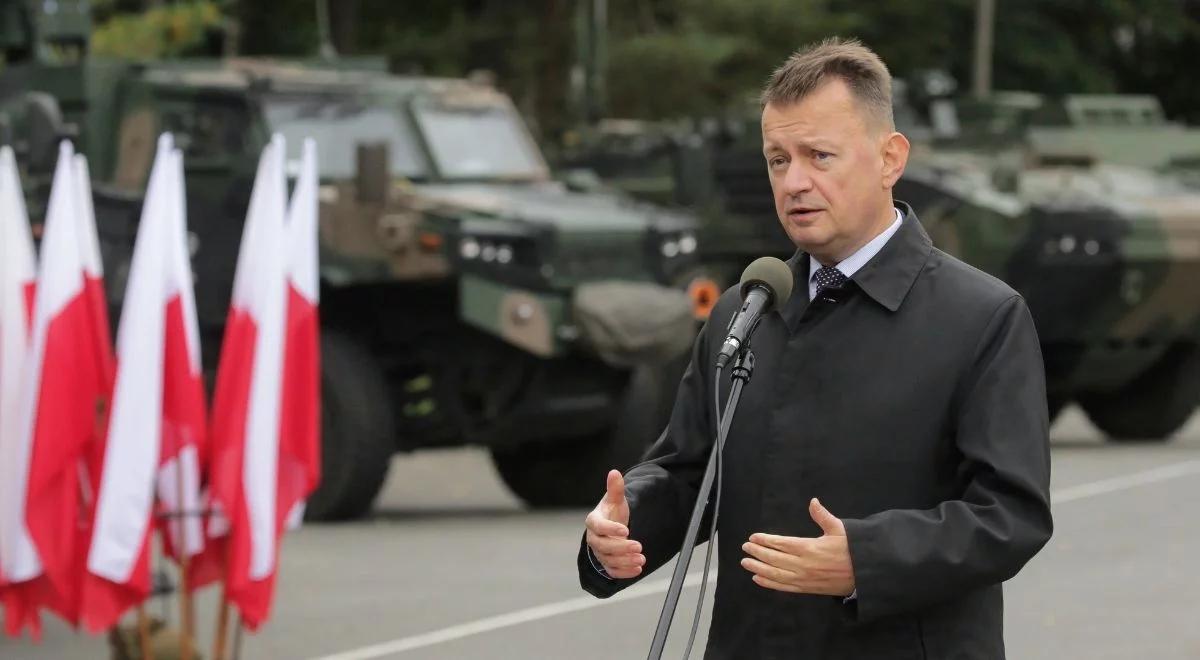 Szef MON: monitorujemy sytuację przy granicy z Rosją, nie ma bezpośredniego zagrożenia