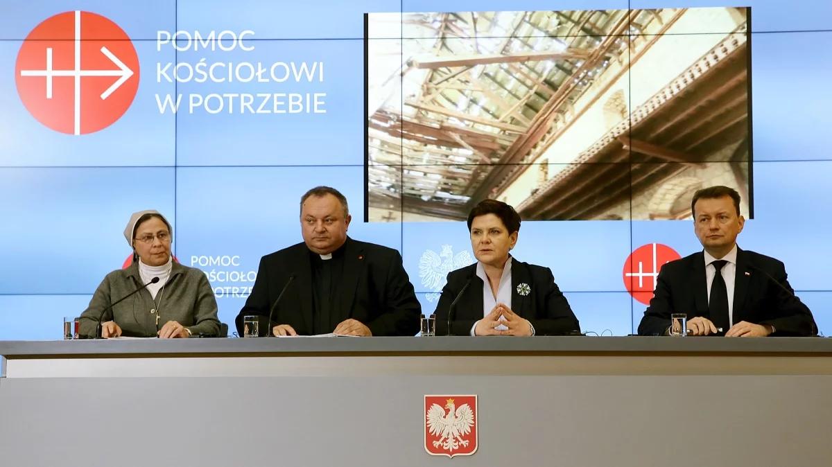 Premier Beata Szydło: polski rząd pomoże w odbudowie domów w Syrii