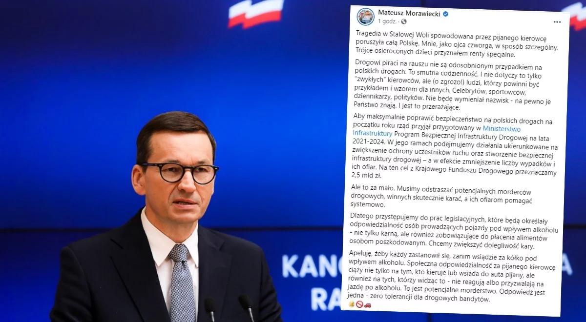 Surowsze kary dla pijanych kierowców. Premier: przystępujemy do prac legislacyjnych