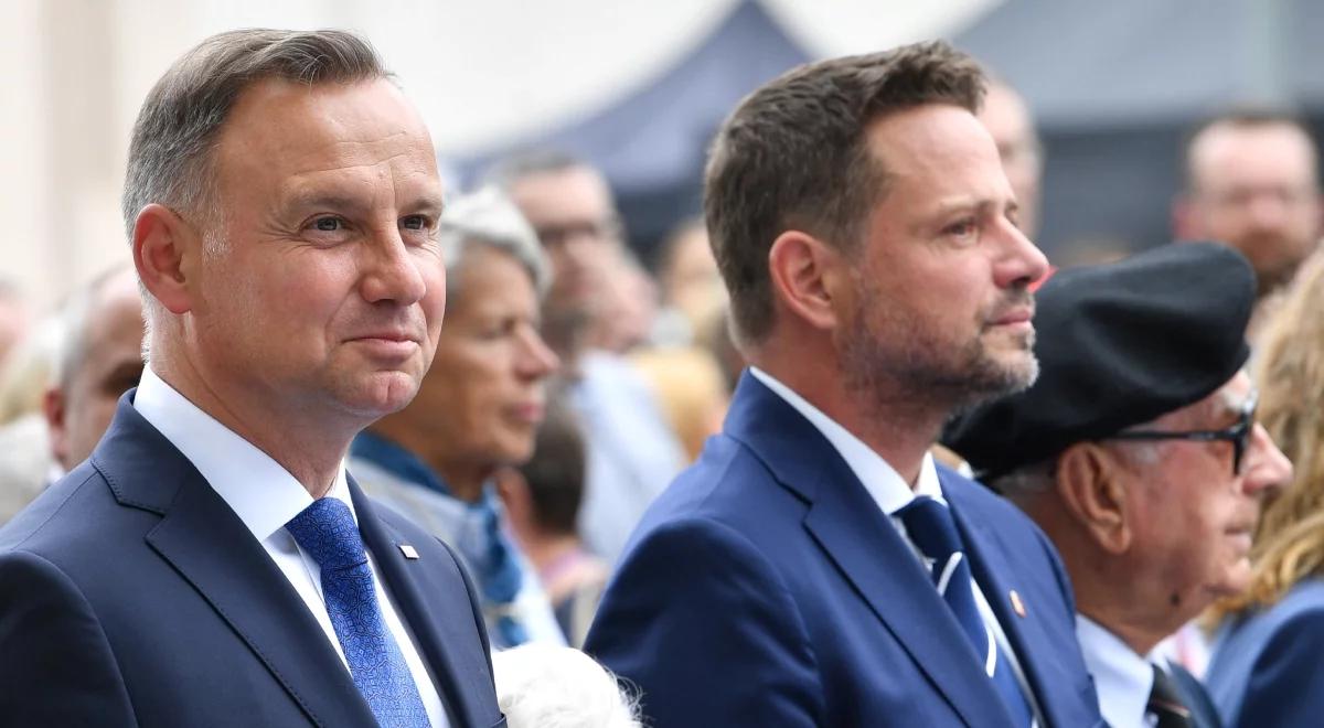 Andrzej Duda o relacji z Rafałem Trzaskowskim. "Lubię go i szanuję"