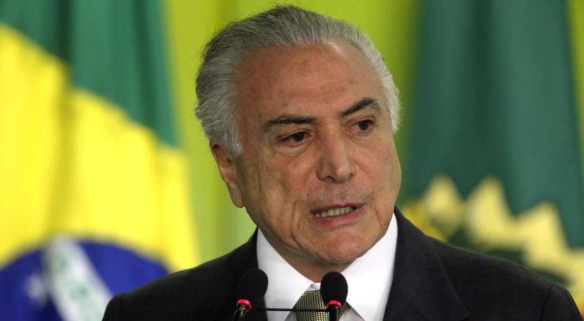 Brazylia: Prezydent oskarżony o korupcję