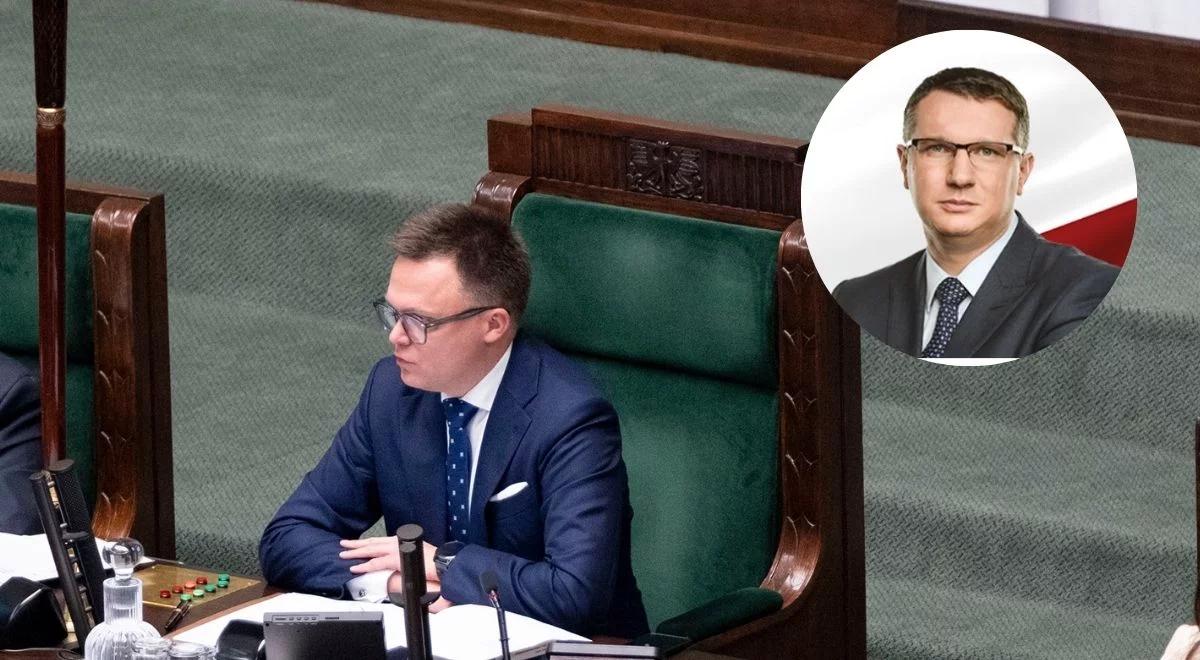 Wipler: stawiając nam ultimatum i żądanie wyrzucenia Brauna z klubu, Hołownia uratował go