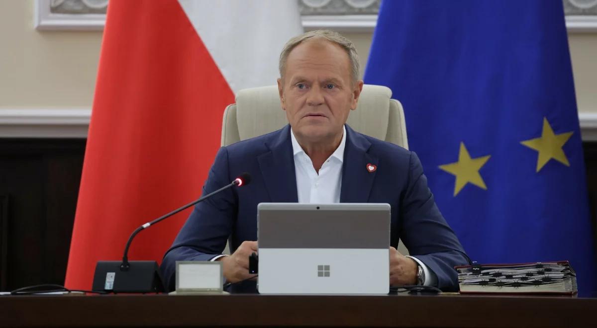 Pilne posiedzenie rządu. Tusk: prowokacja na dużą skalę 