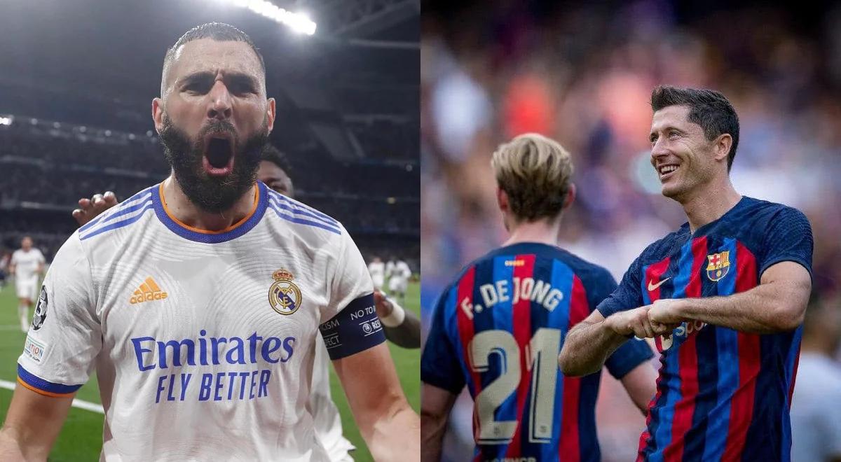 La Liga: Pojedynek snajperów w El Clasico. Benzema wraca, Lewandowski nadzieją Barcelony