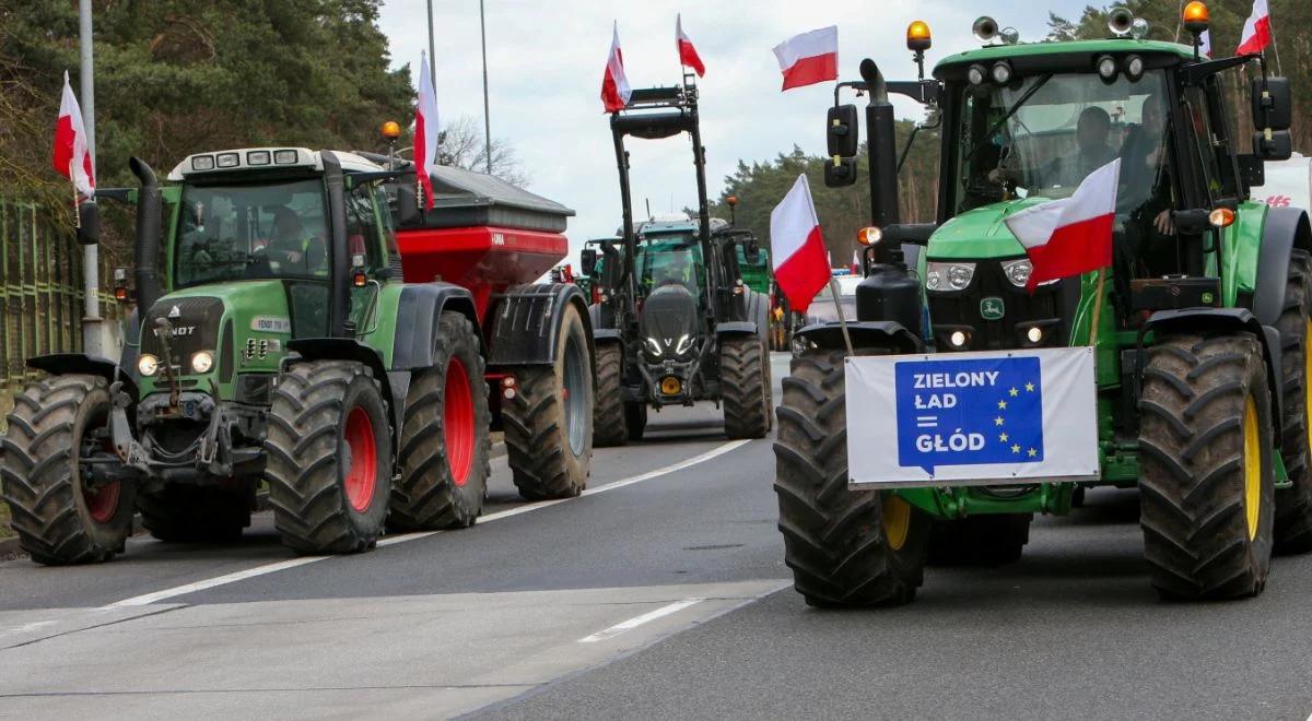 Protesty rolników w Lubuskiem. Blokada przejść granicznych w Gubinku i Świecku