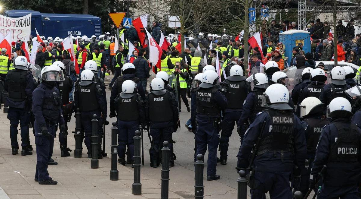 Protest rolników. Są pierwsze zarzuty dla zatrzymanych