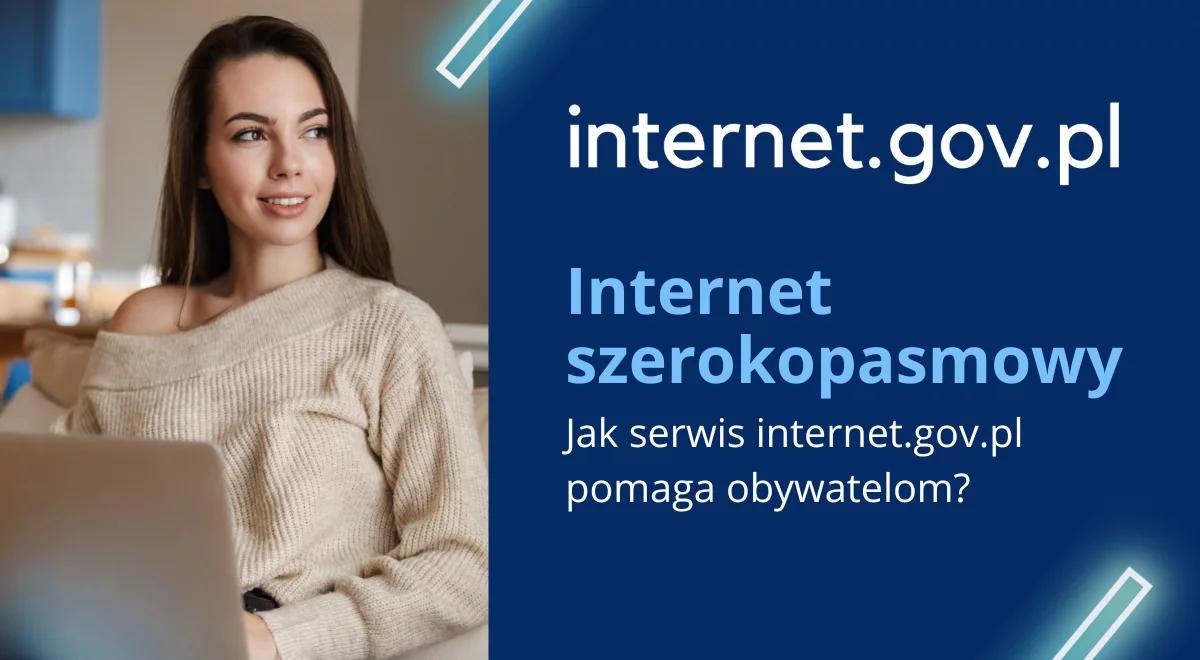 Internet szerokopasmowy - jak serwis internet.gov.pl pomaga obywatelom?