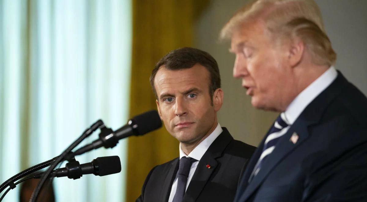 Macron liczy na współpracę z Trumpem nad nową umową nuklearną z Iranem