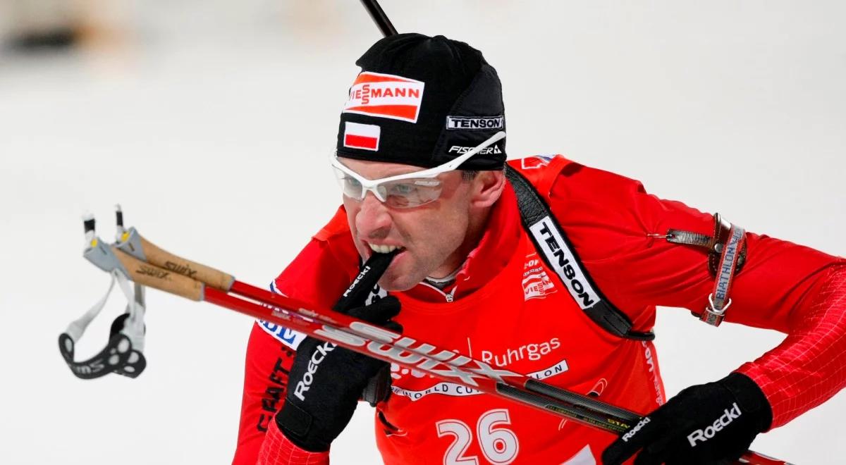 Tomasz Sikora - jedyny polski lider biathlonowego Pucharu Świata 