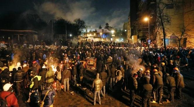 Demonstranci "posłuchali" Janukowycza. Zajęli ministerstwo