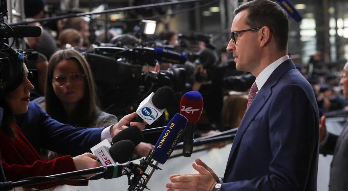 Echa szczytu UE. Premier Morawiecki: Polska znajduje się w geopolitycznym centrum współdecydowania